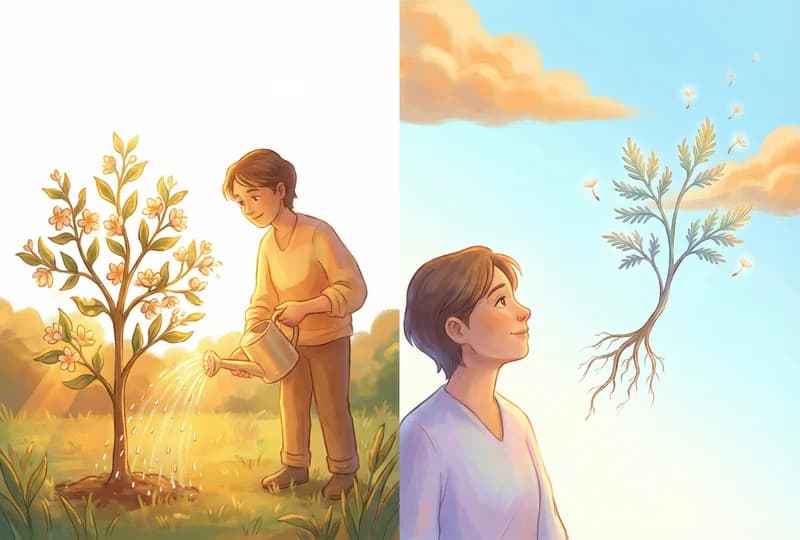 Ayúdalos a crecer o míralos irse