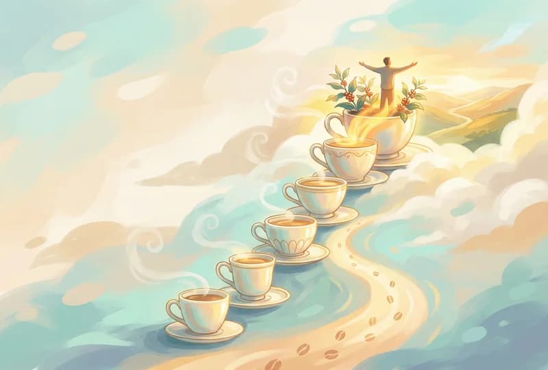 El éxito en seis cafés