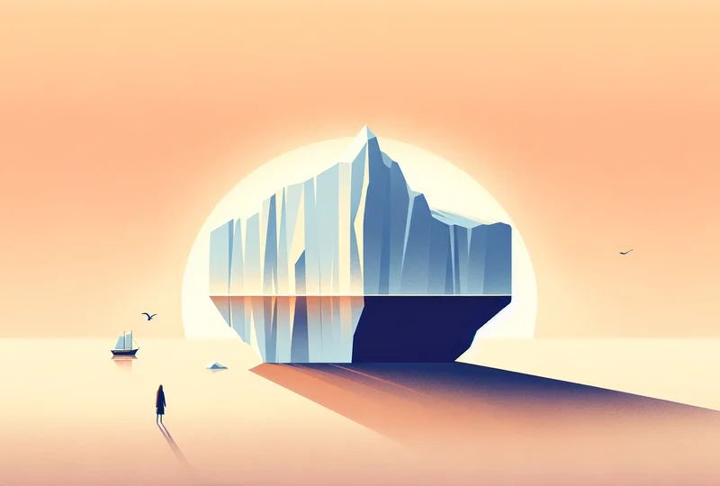 Iceberg a la vista