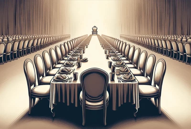 Los líderes comen al final