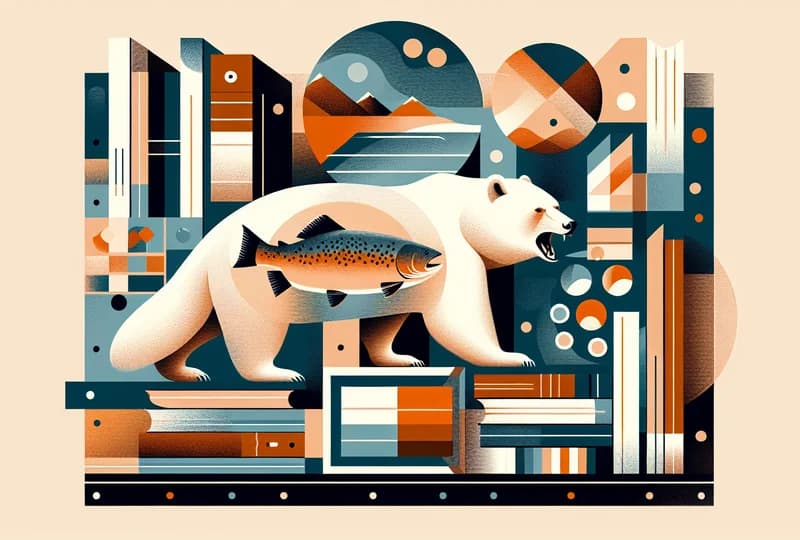 Los osos ya no comen salmón