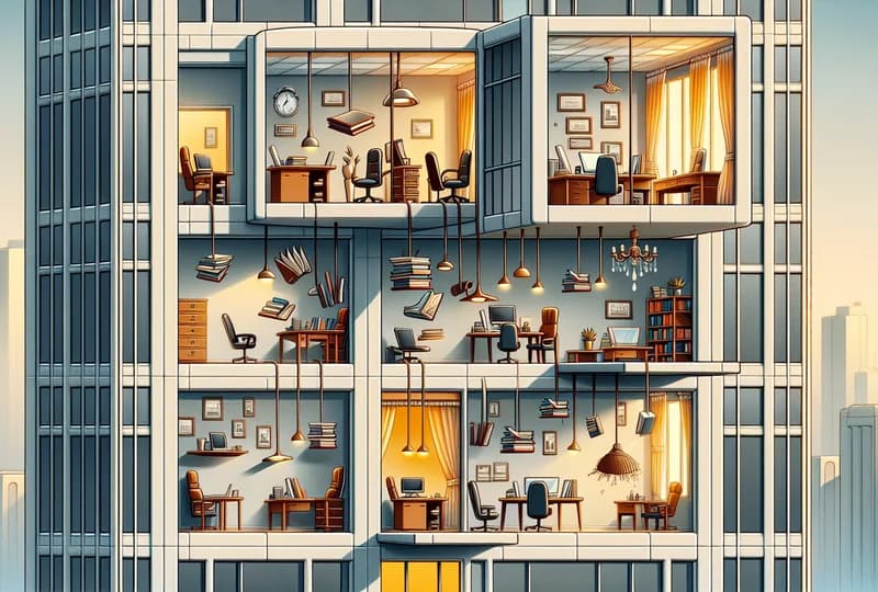 Trabajando en una casa de locos